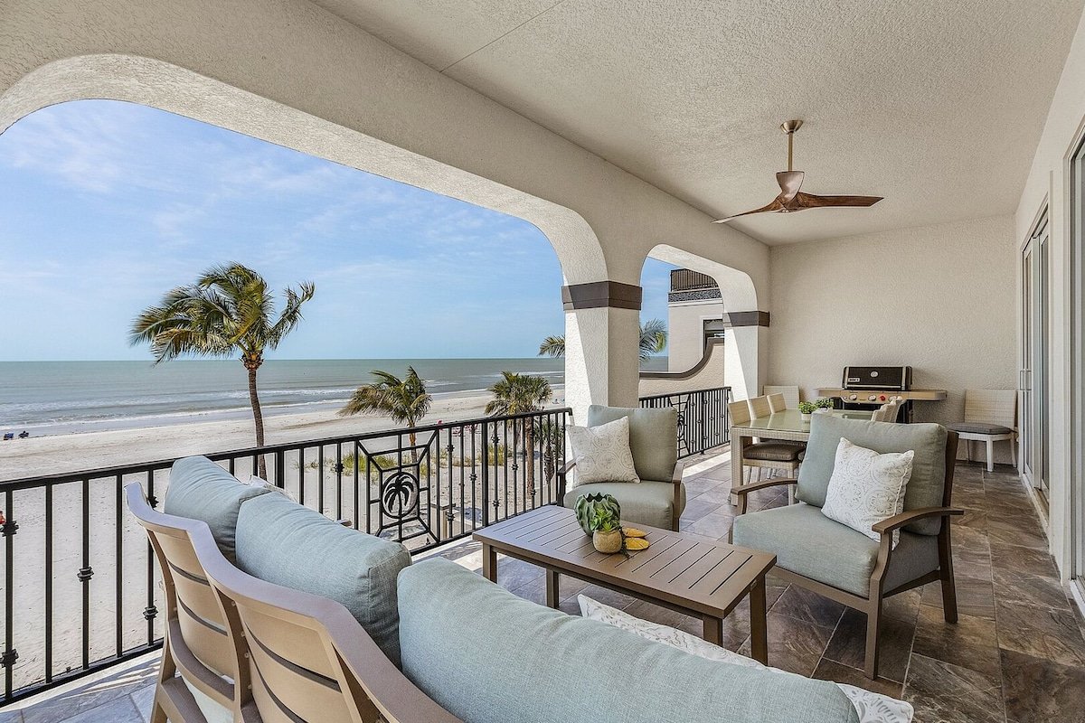 3134 Gulf-Front 5BR: Pool, Spa, Stunning Views