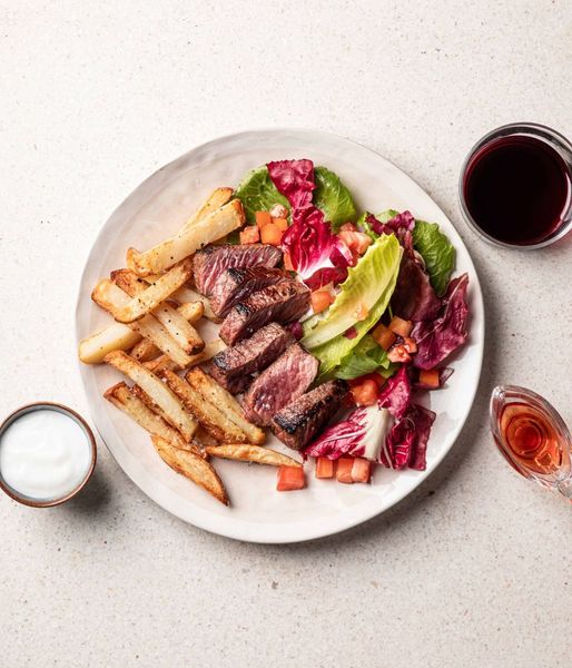 Photo of Ostrich Steak, Fries & Mayo