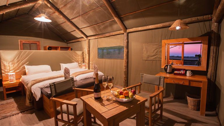 Suricate Kalahari Tented Lodge Deluxe Tent