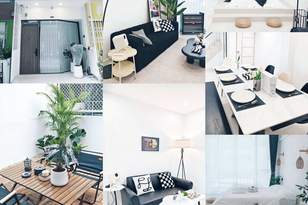 Silom mrt&bts步行2分钟/Central Park旁/lumpini公园/最多可住11人