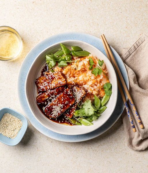 Photo of Sticky Asian Tofu Bowl