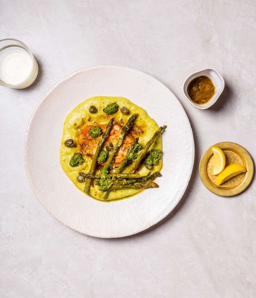 Photo of Chicken Piccata & Pesto Polenta