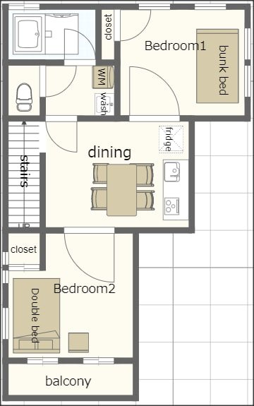 2LDK/Quiet area/FreeParking/WIFI/FujimidaiSta 7min gallery image 3