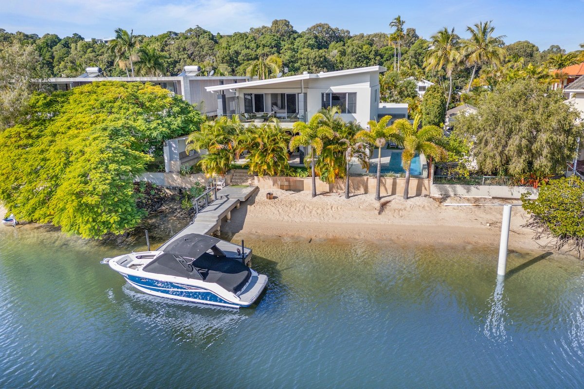 Exclusive waterfront oasis w/private beach & pool gallery image 3