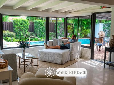 Boho Chic | Heated Pool | Walk to Beach | Coconut