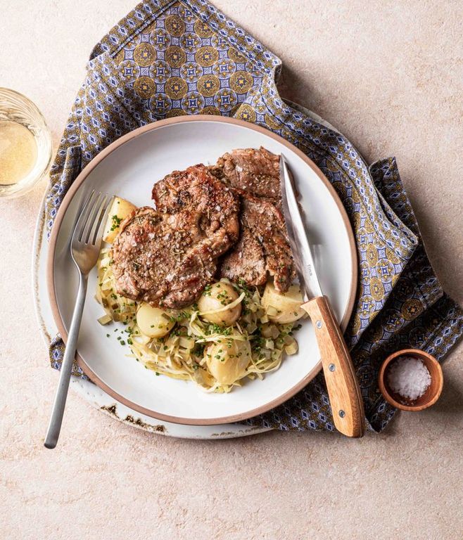 Photo of Pork & Tangy Potato Salad