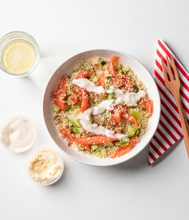 Photo of Trout Ribbon Caesar Salad