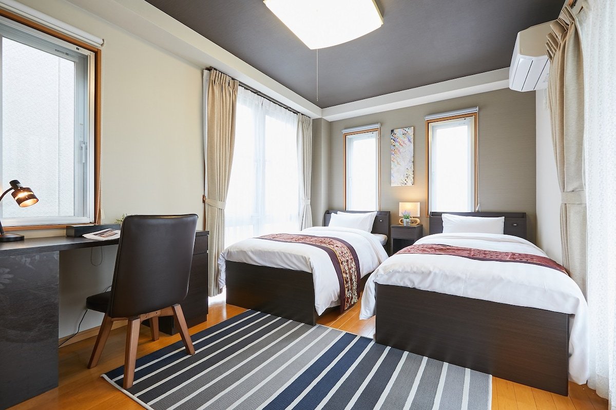 L22-B.高級で快適なゲストルーム.新宿中心ｱｸｾｽ便利!大人数対応できる gallery image 2