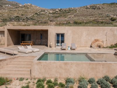 Homa pool villa2 in Serifos Vagia beach