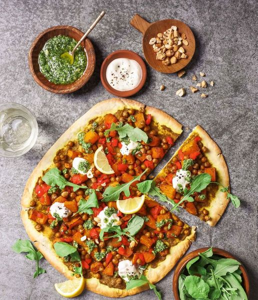 Photo of Butternut Curry Flatbread