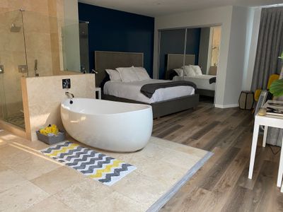 Luxury loft Penthouse live-work modern DTLA views