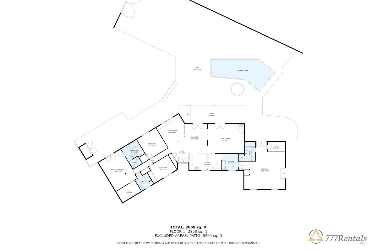 777Rentals – 4BR/3BA – Beautiful yard, Pool, Spa gallery image 5