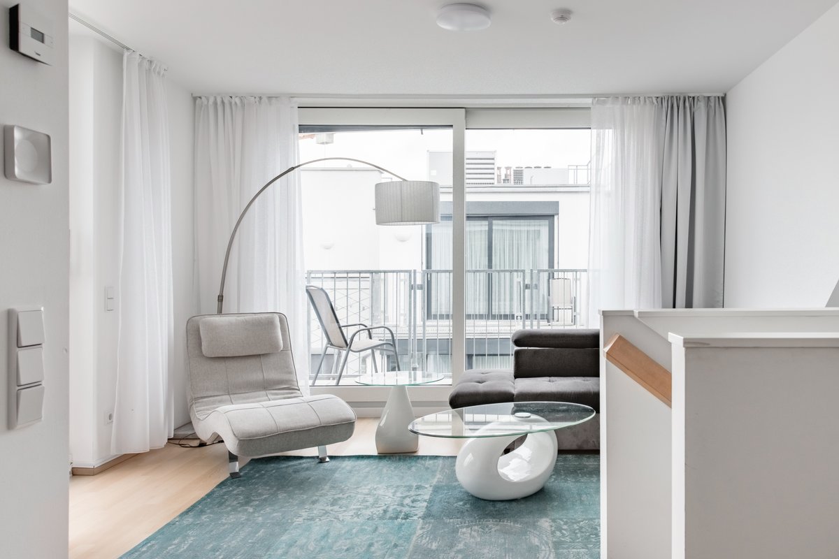 Soak up the Light at a White Penthouse near the Karlskirche