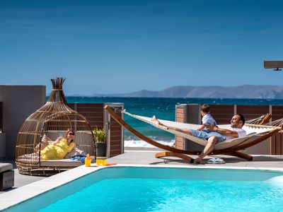 Anasa Luxury Seafront Villa with Heatable Pool