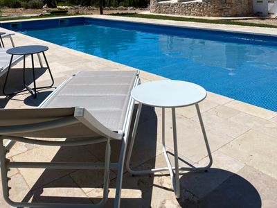 Idyllischer Trullo mit Pool