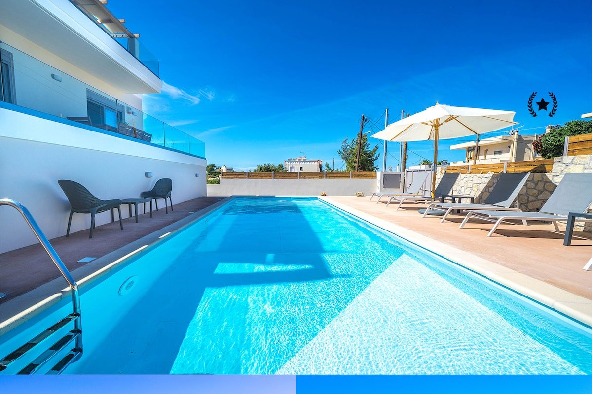 450m to Beach and Near Chania City / Private Pool gallery image 2