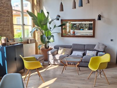 Lyon : typical loft flat 10 guests max