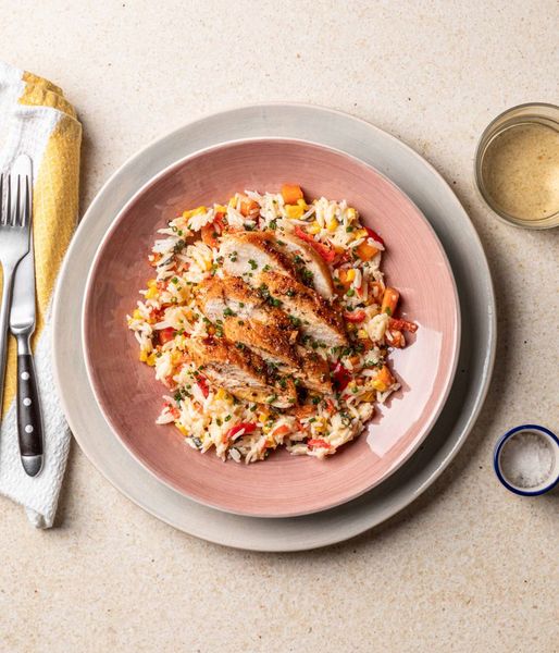 Photo of Creamy Corn & Grilled Chicken Salad