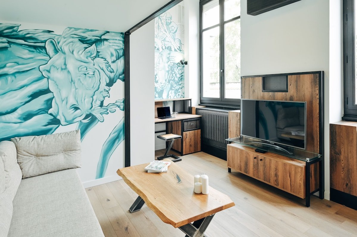 Lyon 6 Sully – T3 esprit Loft – Terreaux gallery image 2