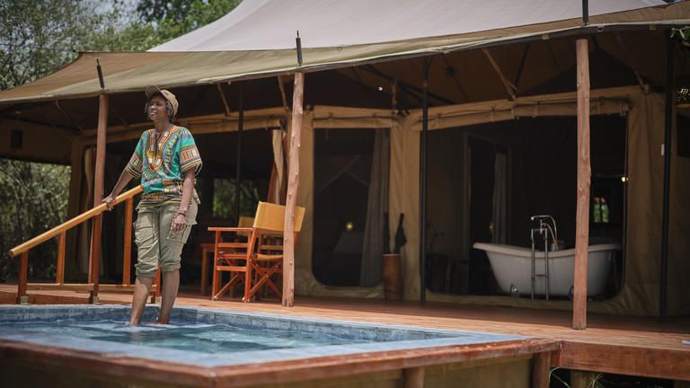 Mara Ngenche Safari Camp Double luxury tent