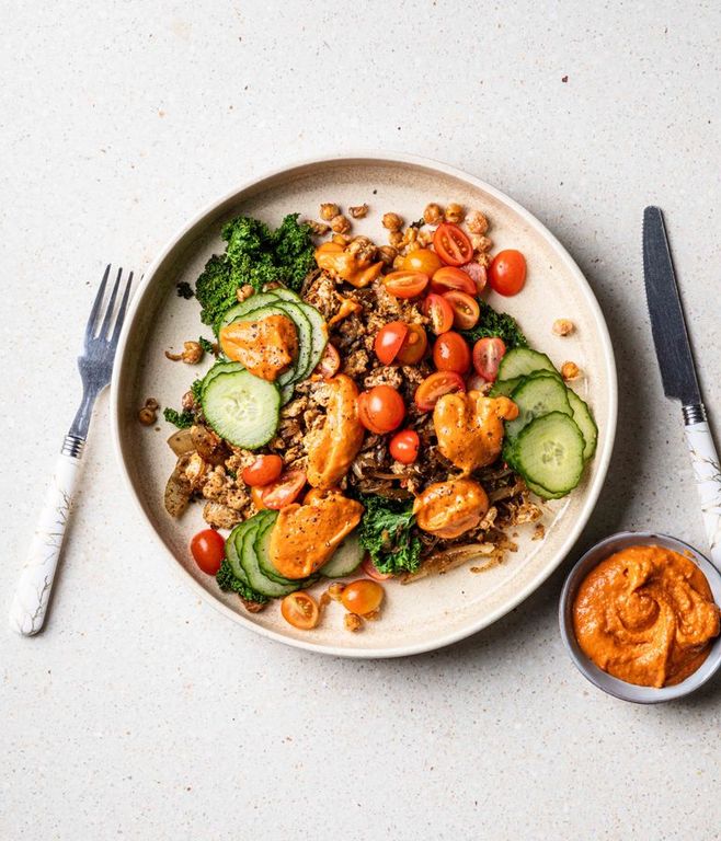 Photo of Middle Eastern Chicken Mince Bowl