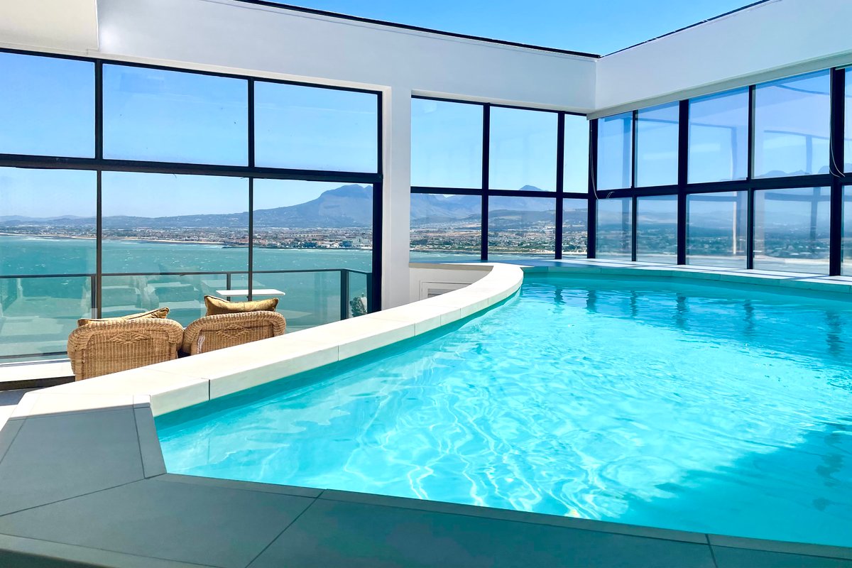 Stunning ocean view house with heated indoor pool