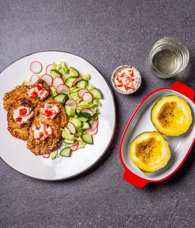 Photo of Almond-crumbed Pork Schnitty