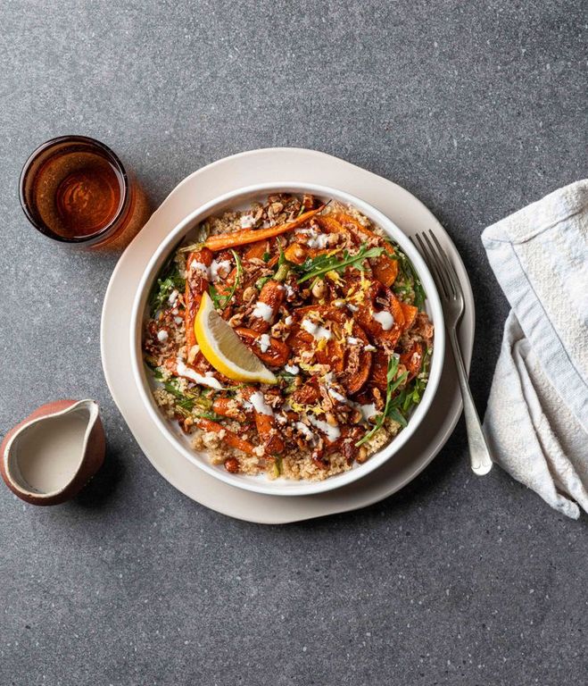 Photo of Warm Winter Salad & Maple Nuts
