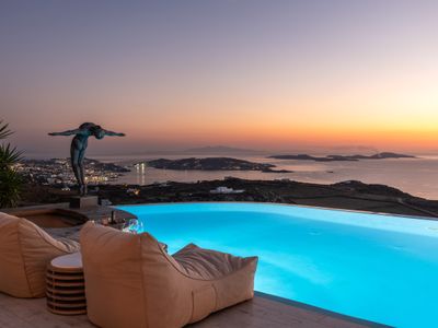 Luxury Villa Aryana | 7 bed | Best Mykonos Sunset