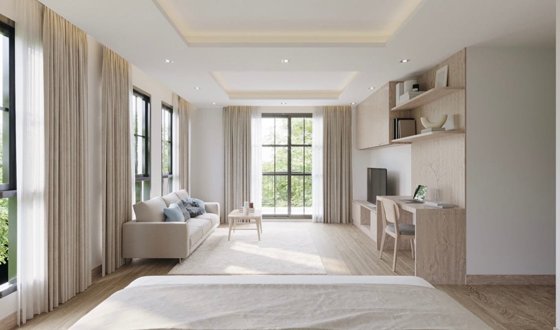 Spacious 2-bed suite with gym and pool gallery image 2