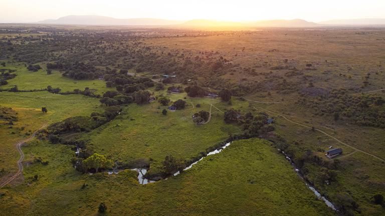 Kicheche Mara North - Camp aerial view