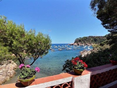 On the beach, breathtaking views Begur Aigua Blava