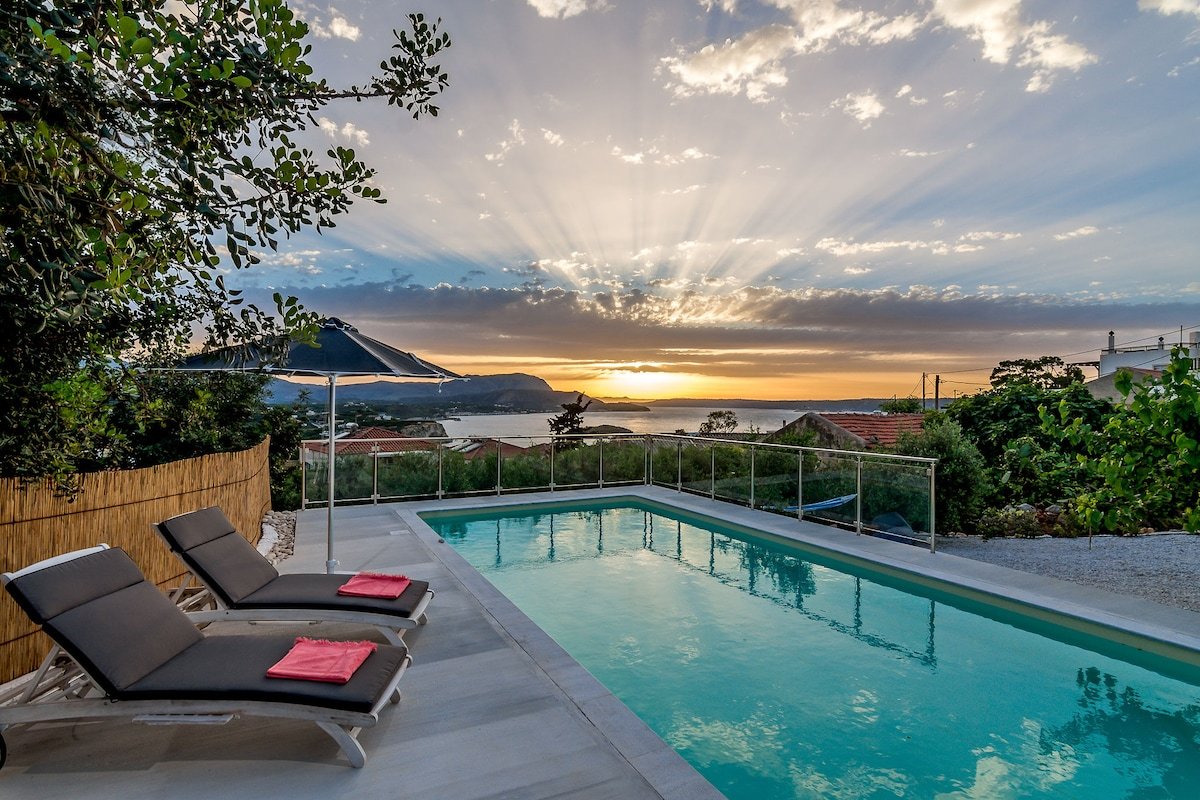 Amazing Sunset and Sea view Villa Myrina gallery image 3