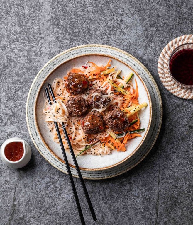 Photo of Fragrant Ostrich Meatball Salad