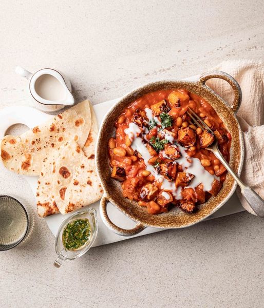 Photo of Masala Baked Beans & Mint Chutney