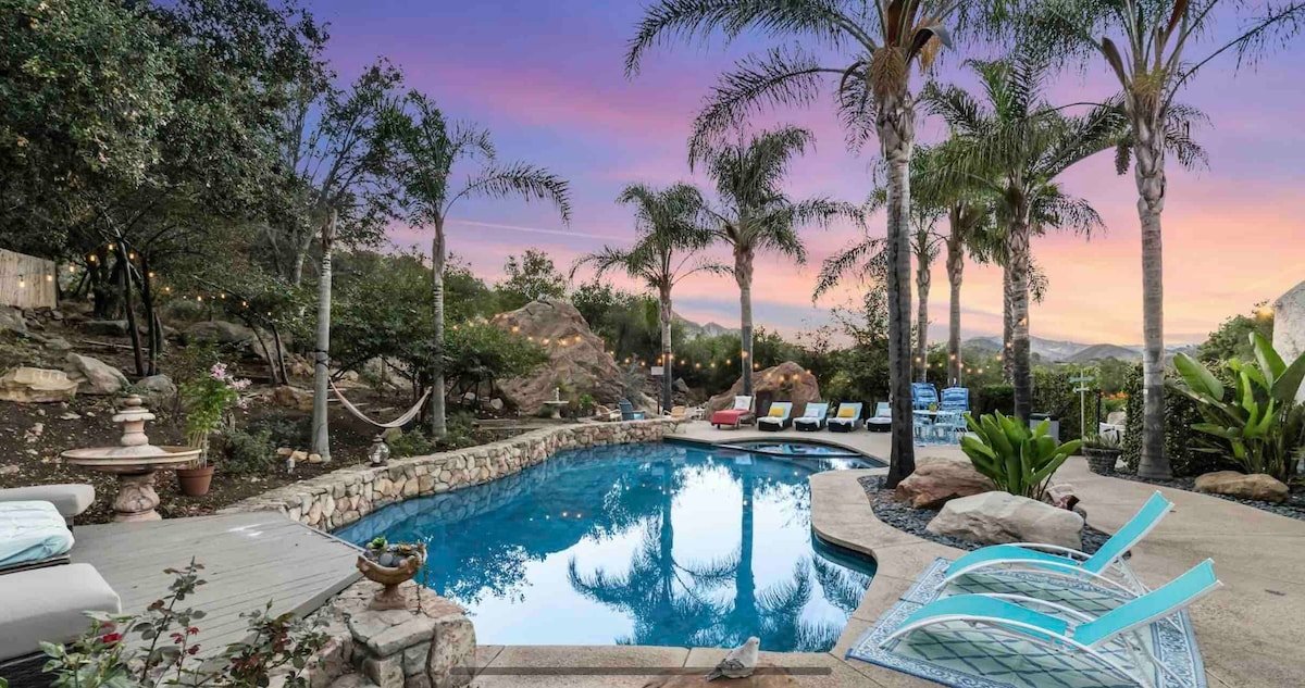 Malibu Retreat Estate w/ Guest House + salt POOL gallery image 4