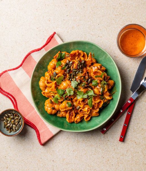 Photo of One Pot Creamy Bacon Pasta
