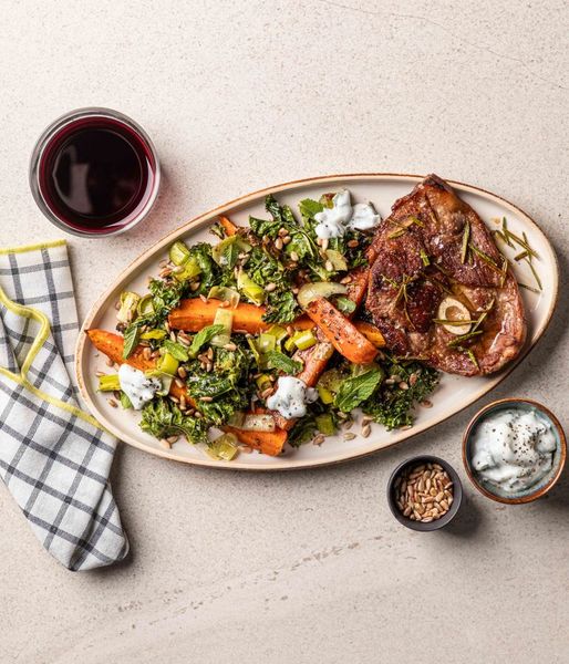 Photo of Rosemary Lamb Chop & Roasted Veg