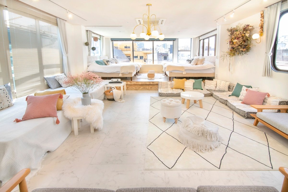 浅草徒歩3分/140㎡Max22名/無料駐車場/屋上絶景/渋谷直通 gallery image 3