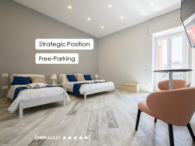 [LUNGOMARE 6min] Suite Deluxe “Miraglia” + Parking