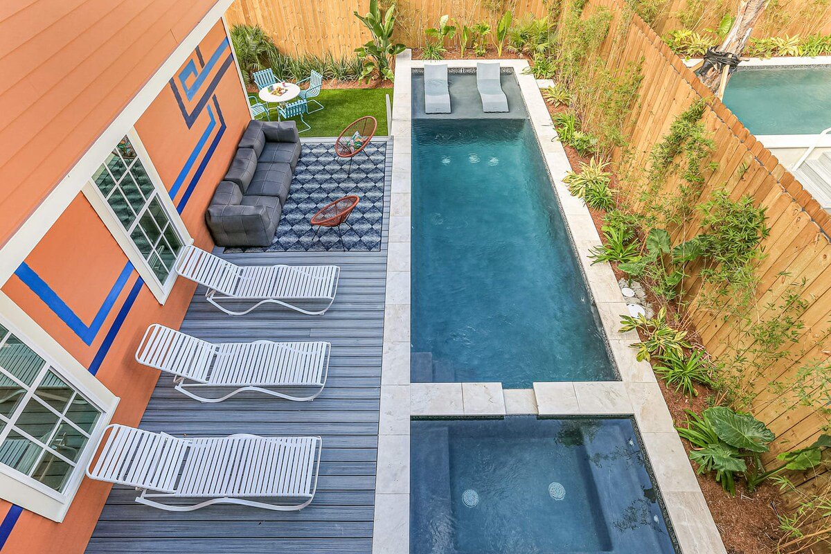 Contemporary Art | Heated Pool and Hot Tub gallery image 3