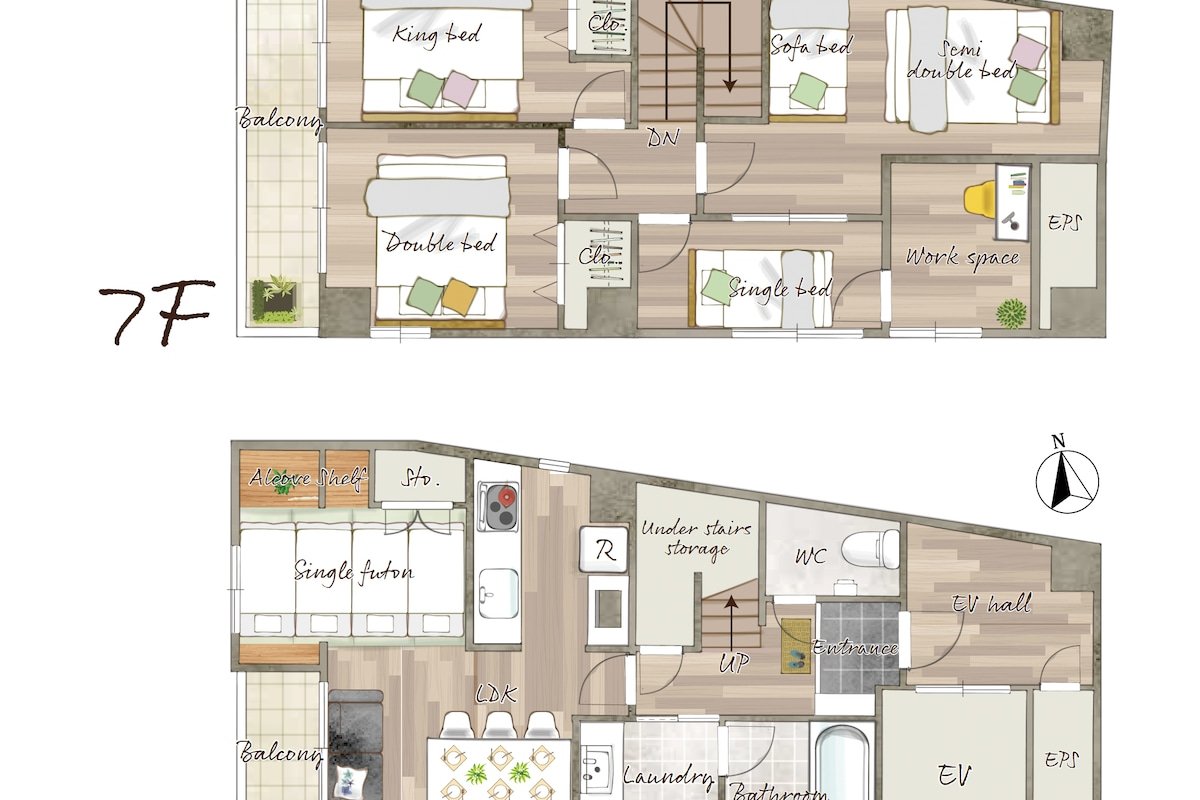 Luxury Azabu Penthouse3min to Azabujyuban Station gallery image 5