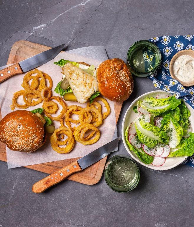 Photo of Seared Kingklip Burger