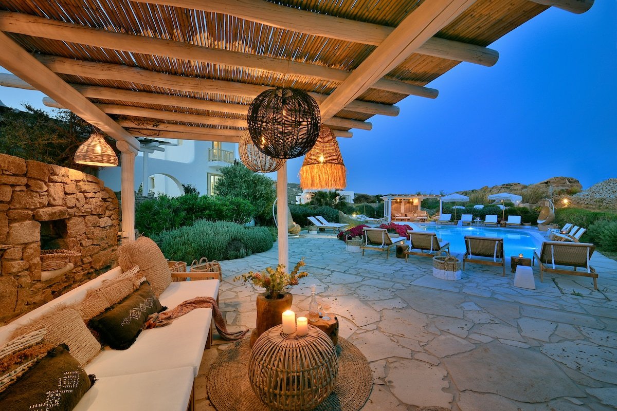 Luxury Villa Posidonia Mykonos Private Pool gallery image 3