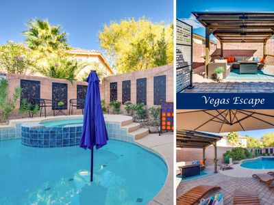 Luxe Las Vegas Villa: Heated Pool, Hot Tub & Games