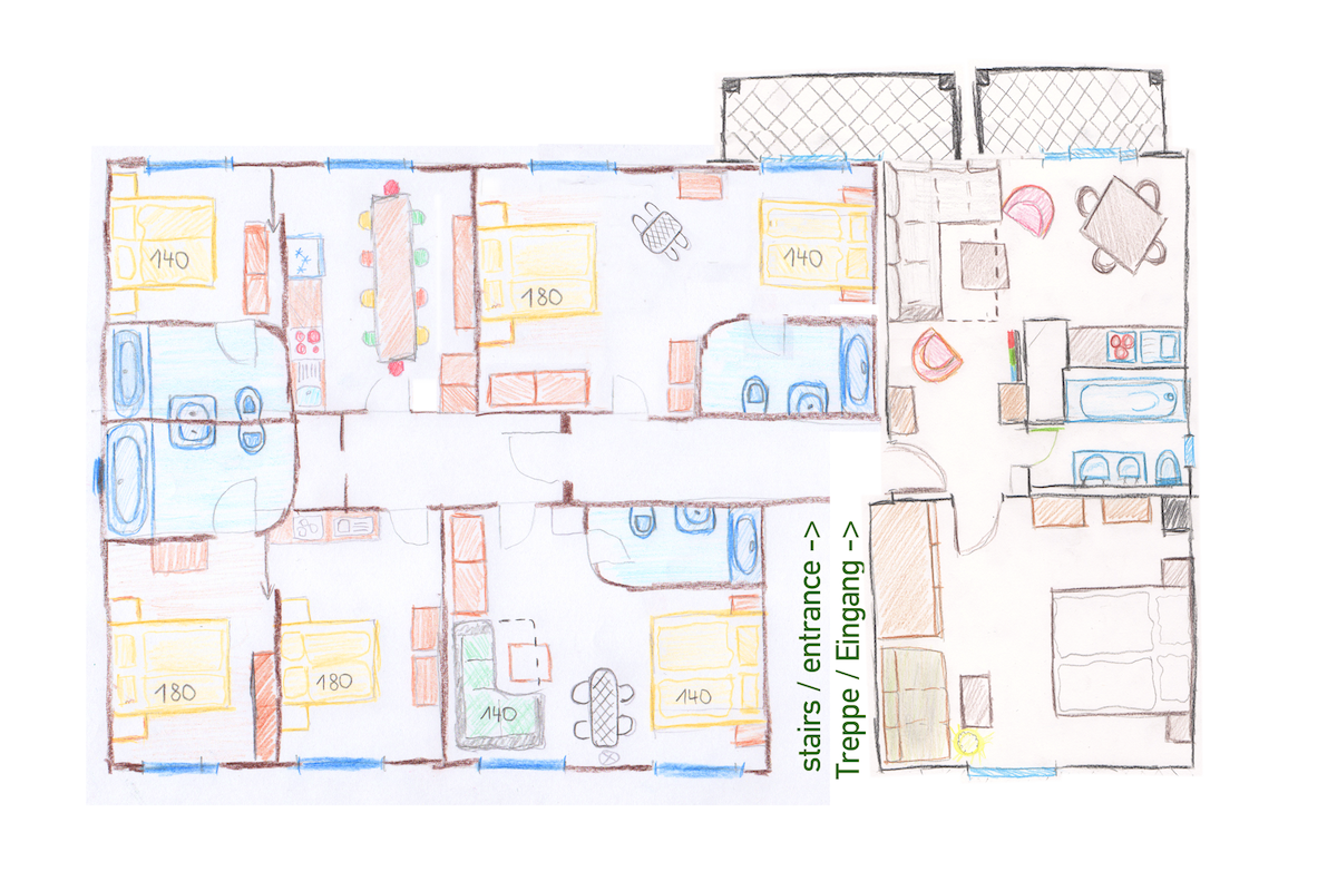 1 [RA] BIG house, max 36p, 14 bedr 8 bath, @subway gallery image 3