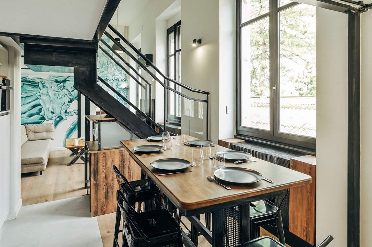 Lyon 6 Sully – T3 esprit Loft – Terreaux gallery image 4