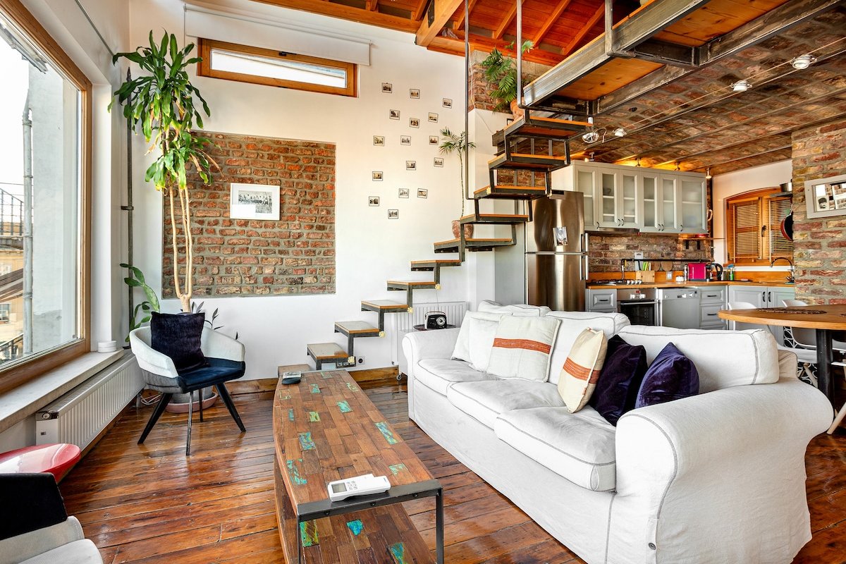 Penthouse Loft Big Terrace Seaview Home | 2BR +AC gallery image 3