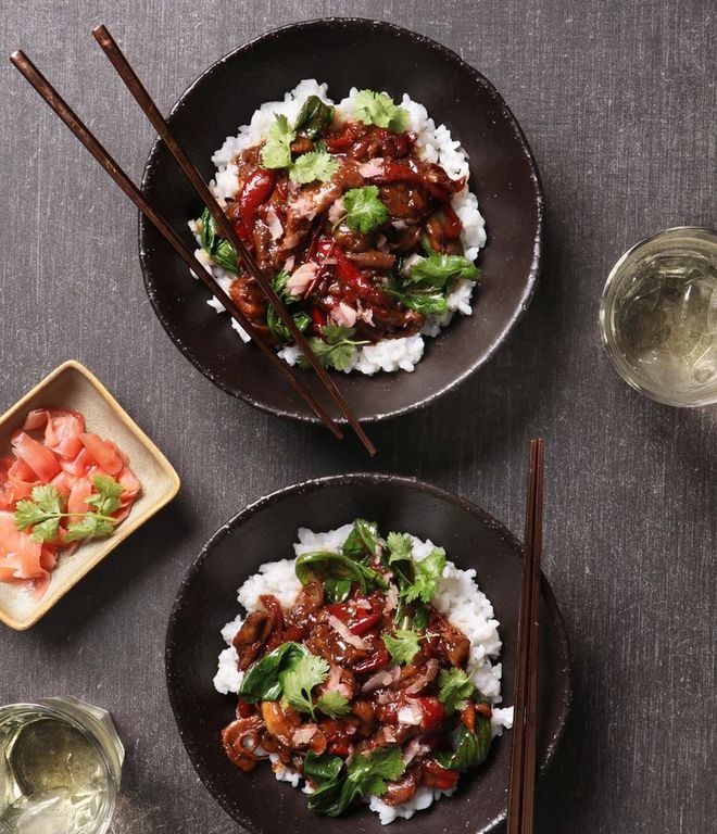 Photo of Stir-Fried Exotic Mushrooms