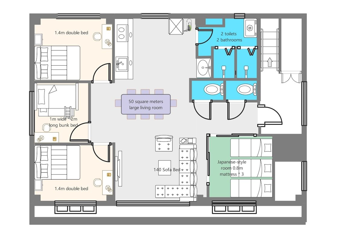 Stn&Conv 1min/Asakusa/Ginza/Skytree/200㎡3WC, 3Shwr gallery image 5